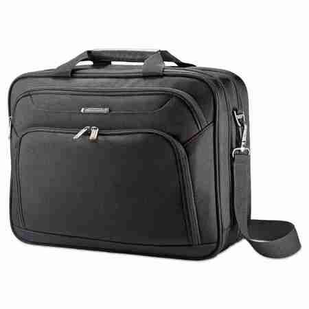 SAMSONITE Xenon 3 Toploader Briefcase, 16.5" x 4.75" x 12.75", Polyester, Black 89433-1041